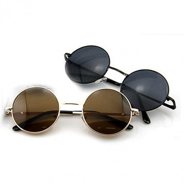 Vintage Tortoise Frame Lens Retro Round Sunglasses Eyeglasses Glasses
