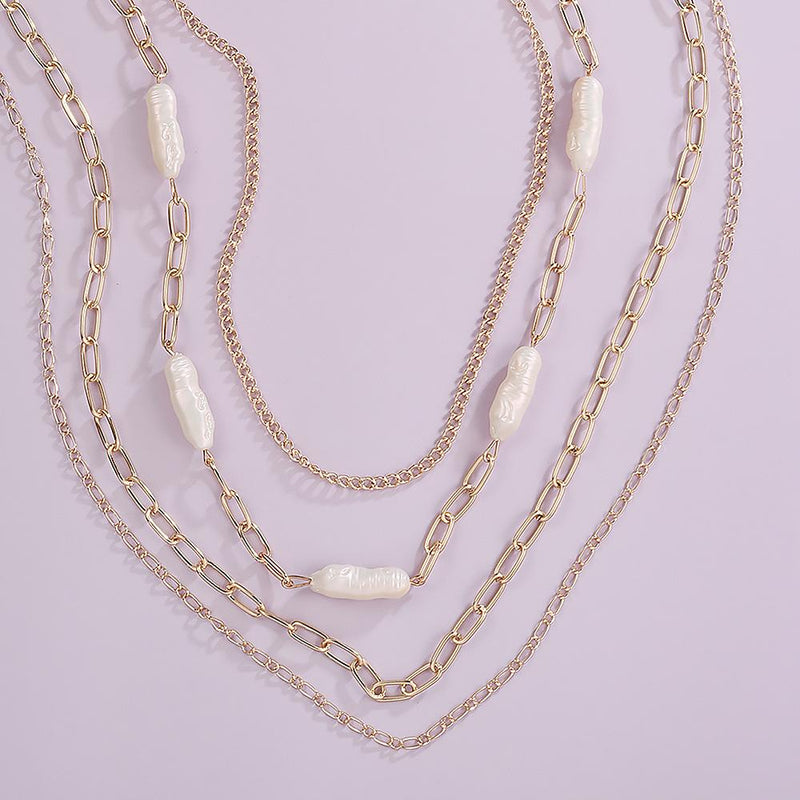Multilayered Clavicular Necklace