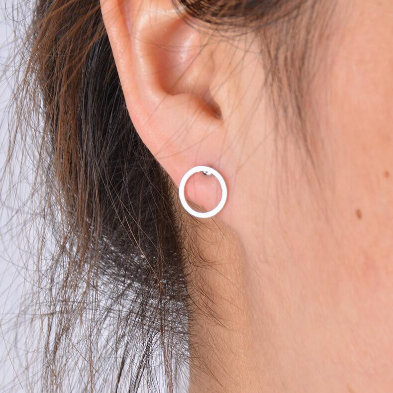 Cute Little Ring Fashion Earrings