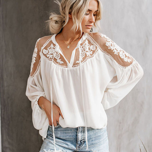 Lace Perspective Blouse