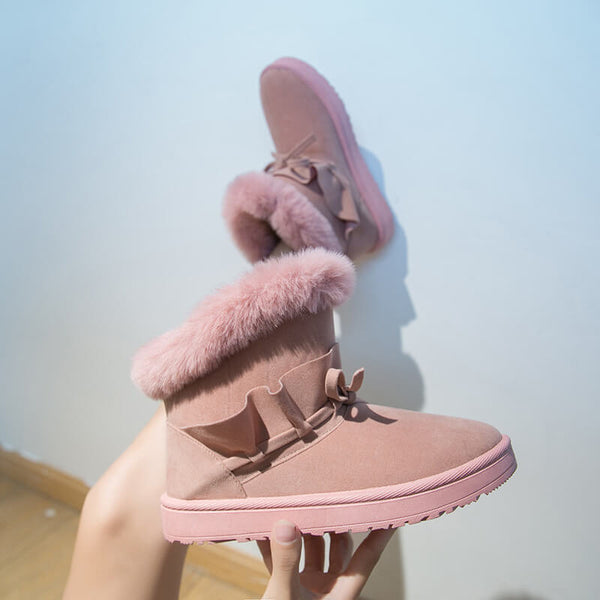 Flat Suede Lace Up Like Uggs Ankle Boots