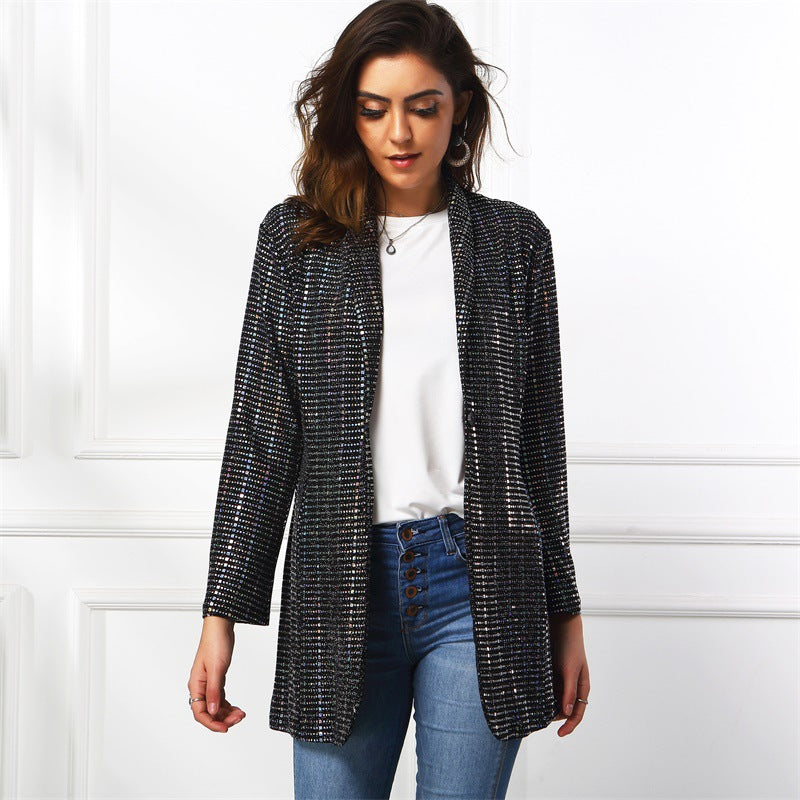 Fashion Sequin Blazer for women
