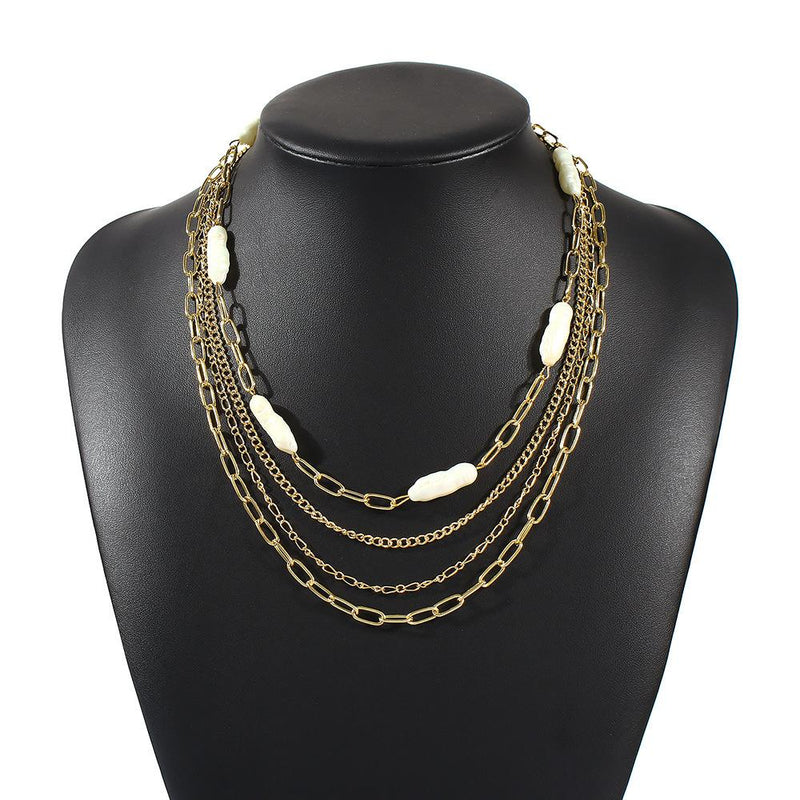 Multilayered Clavicular Necklace