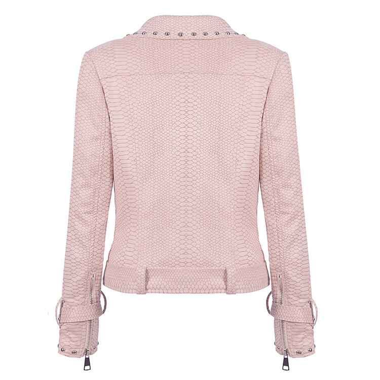 Rivet Studded Moto Jacket