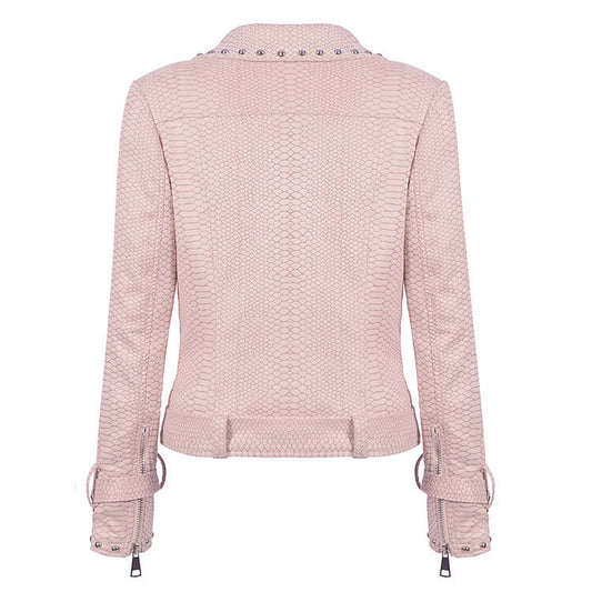 Rivet Studded Moto Jacket
