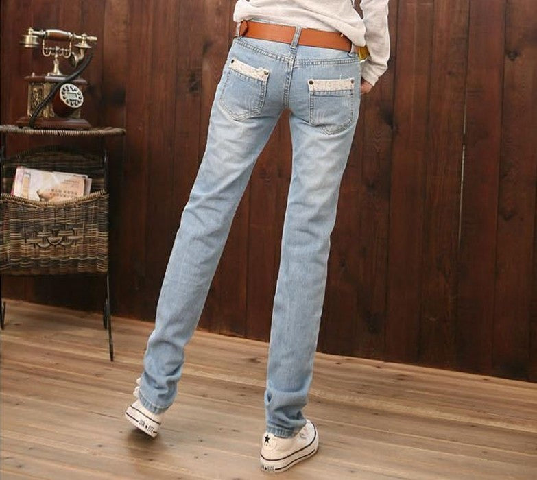 Holes Loose Plus Size Slim Cool Jeans