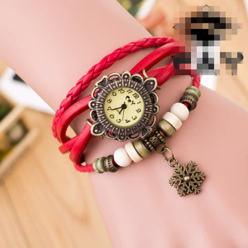 Fashion Snowflake Multilayer Watch