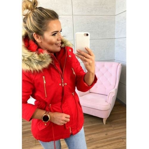 Faux Fur Collar Zippers Solid Color Women Hooded Coat