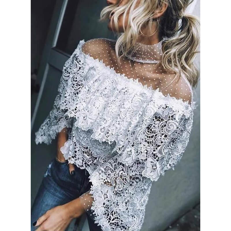Perspective Lace T-shirt