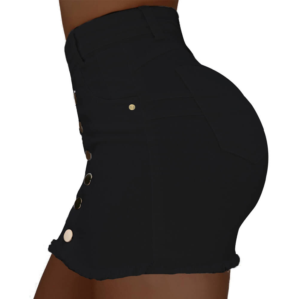 Sexy Bodycon Buttons High Waist Mini Skirts