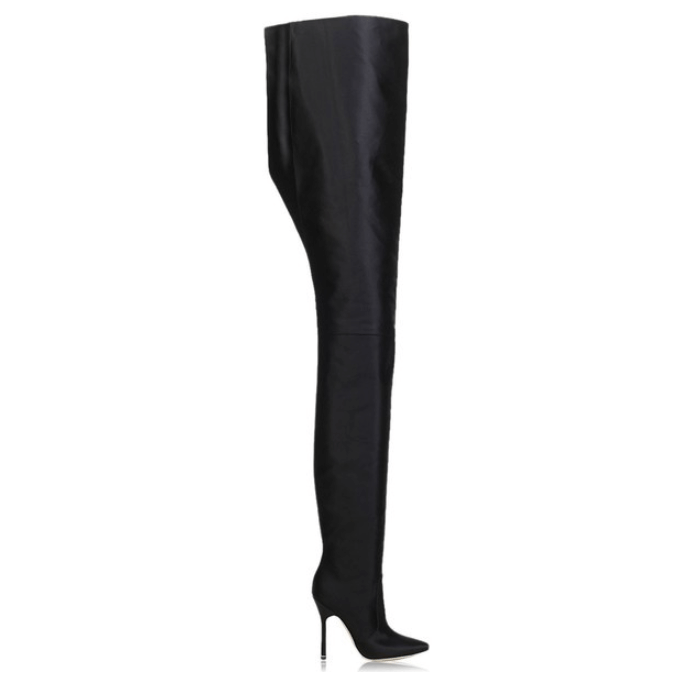 High Heel Pointed Toe Pant Boots