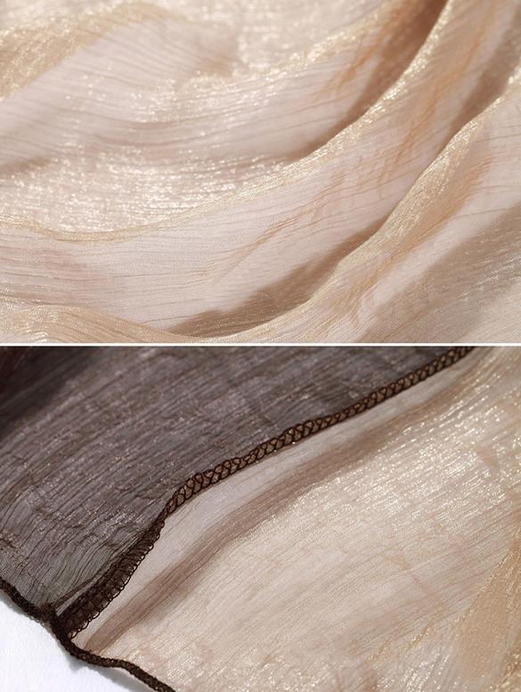 Bohemia Style Multi-way Strapless Chiffon Long Pleated Beach Skirt - MeetYoursFashion - 10
