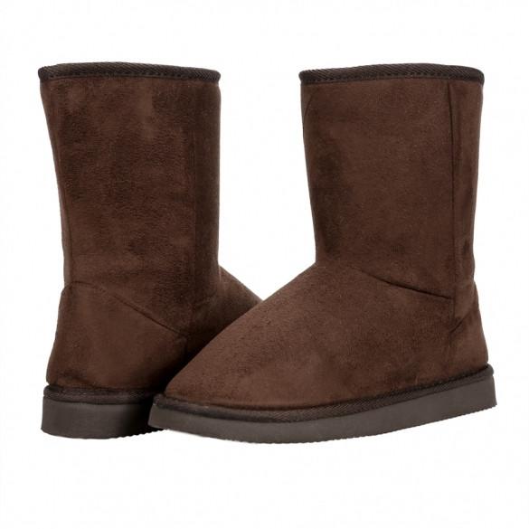 Fashion Women Winter Warm Solid Ankle Snow Boot Flat Heel Fleece Lined Size 37-40