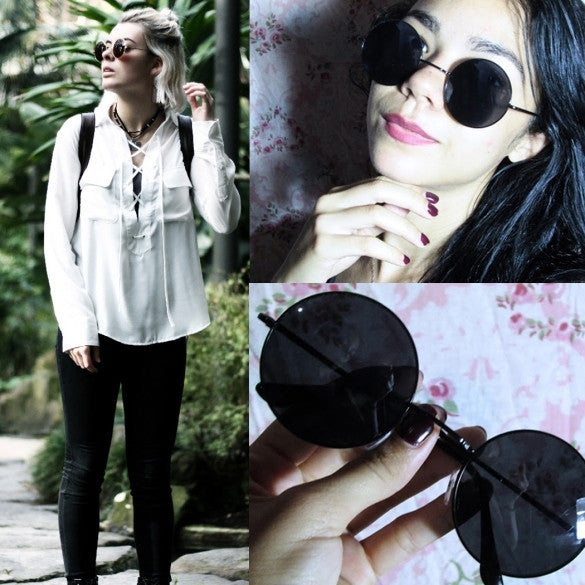 New Retro Style Tortoise Frame Lens Round Sunglasses Eyeglasses Glasses