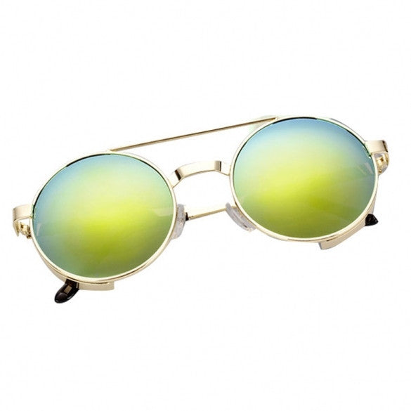 Stylish Women's Retro Round Lens Frame Sunglasses Eyewear Sun Glasses 2 Colors