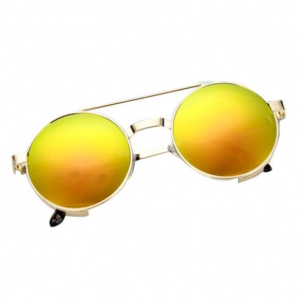 Stylish Women's Retro Round Lens Frame Sunglasses Eyewear Sun Glasses 2 Colors