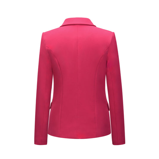 Women Double Breasted Jacket Female Ladies Long Sleeve Elegant Blazer