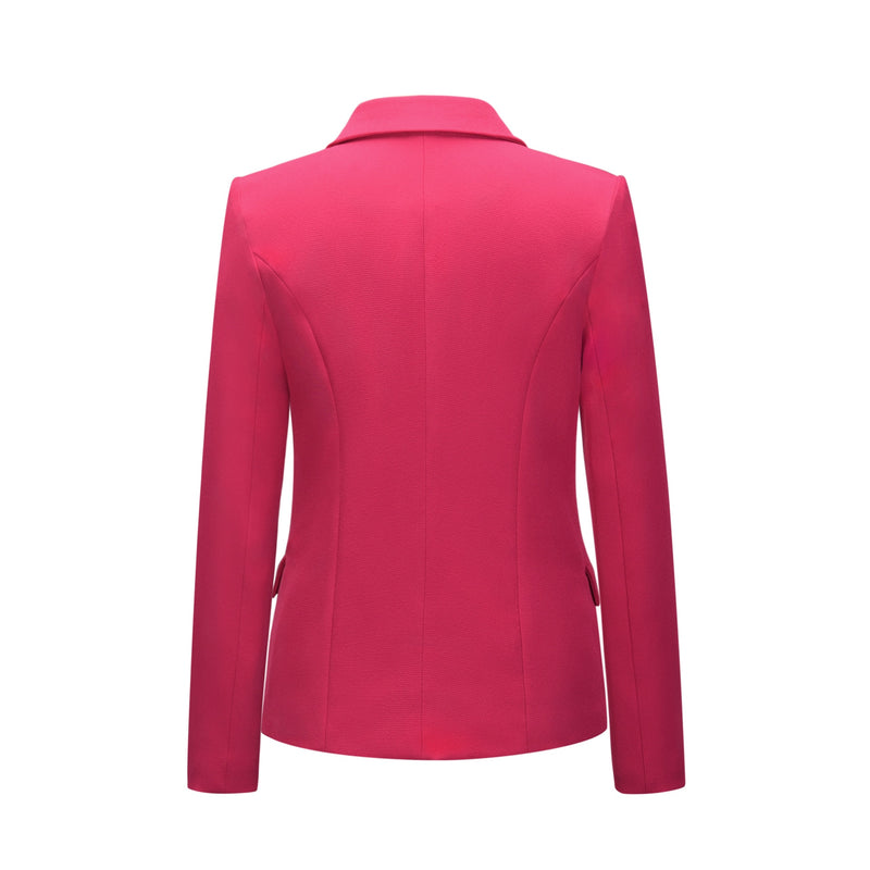 Women Double Breasted Jacket Female Ladies Long Sleeve Elegant Blazer