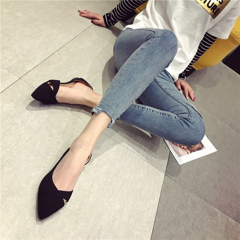 Comfortable Soft-soled Pointed Toe Flats