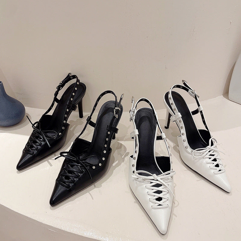 Versatile Pointed Toe High Heel Women's Sandals