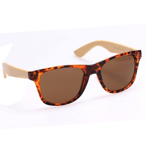 Handmade Bamboo Legs Eyewear Eyeglasses Rivet Sunglasses UV 400