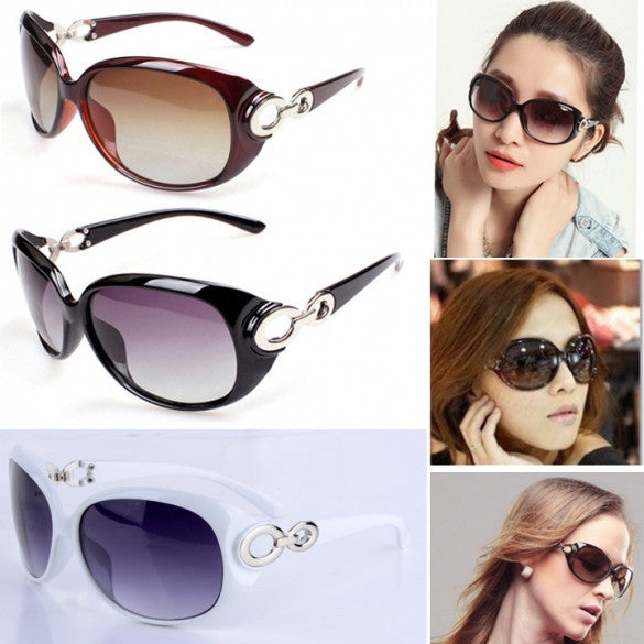 New Fashion Women&#039;s Sun Glasses Retro Designer Big Frame Sunglasses 3 Colors CaF