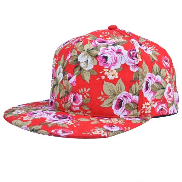 New Floral Flower Snapback Adjustable Fitted Men's Women's Headwear