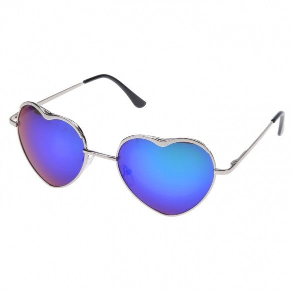 Hot Fashion Cool Unisex Heart Shaped Frame Sunglasses 6 Colors