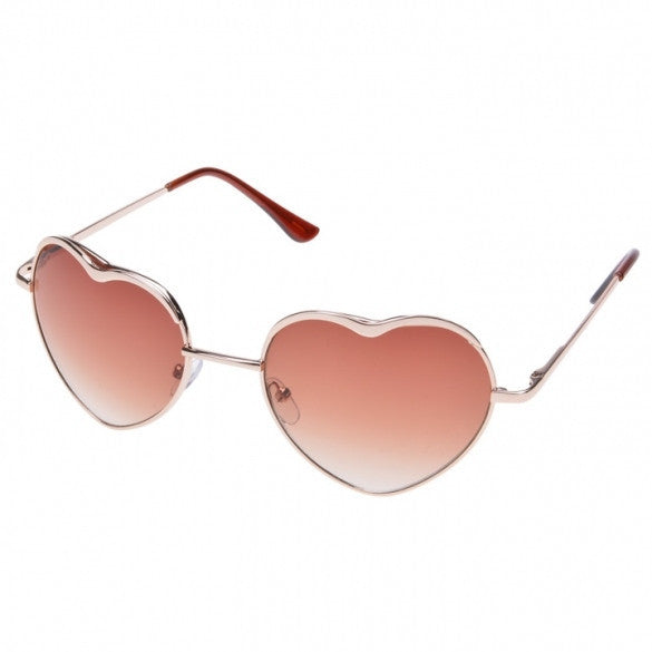 Hot Fashion Cool Unisex Heart Shaped Frame Sunglasses 6 Colors