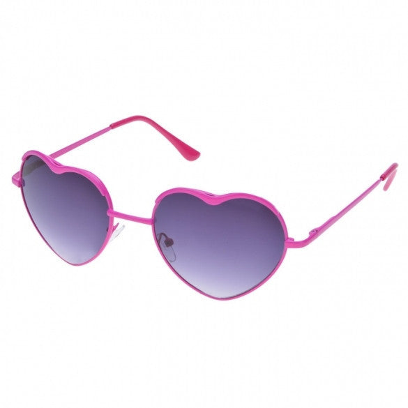 Hot Fashion Cool Unisex Heart Shaped Frame Sunglasses 6 Colors