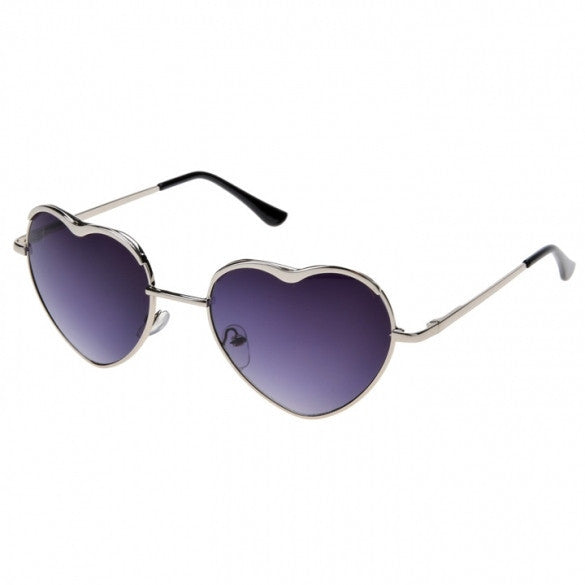 Hot Fashion Cool Unisex Heart Shaped Frame Sunglasses 6 Colors