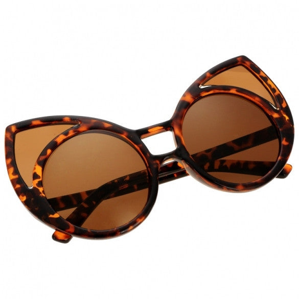  Unisex Cute Animal Shape Round Plastic Frame Casual Outdoor Sunglasses