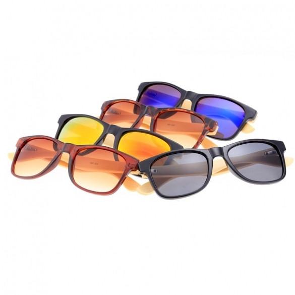 New Fashion Sunglasses Eyewear Vintage Style Casual Bamboo Leg Sunglasses