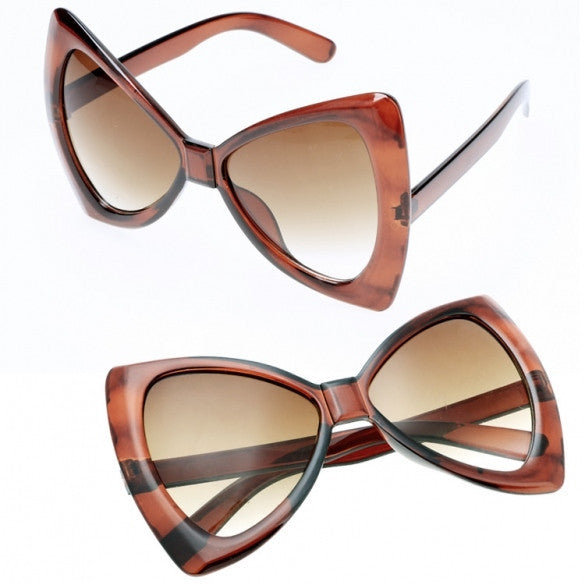 New Fashion Women's European Style Sunglasses Bowknot Frame Big Lens Eyewear Shades Glasses