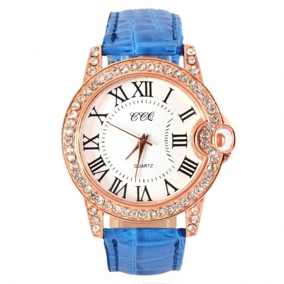 Hot Fashion Practical 6 Colors Adjustable Synthetic Leather Strap Women Watches - May Your Fashion - 3
