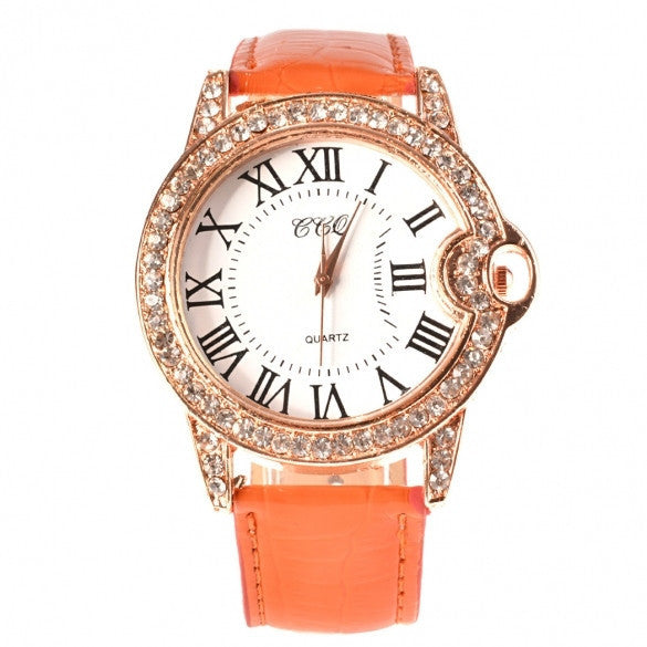 Hot Fashion Practical 6 Colors Adjustable Synthetic Leather Strap Women Watches - May Your Fashion - 5