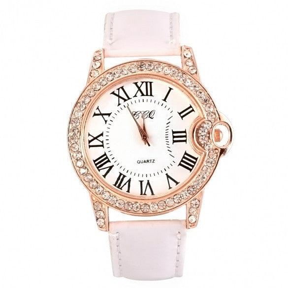 Hot Fashion Practical 6 Colors Adjustable Synthetic Leather Strap Women Watches - May Your Fashion - 7