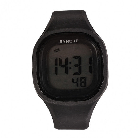 New Fashion Unisex Waterproof Silicone Candy Color Square LED Digital Casual Sports Wrist Watch