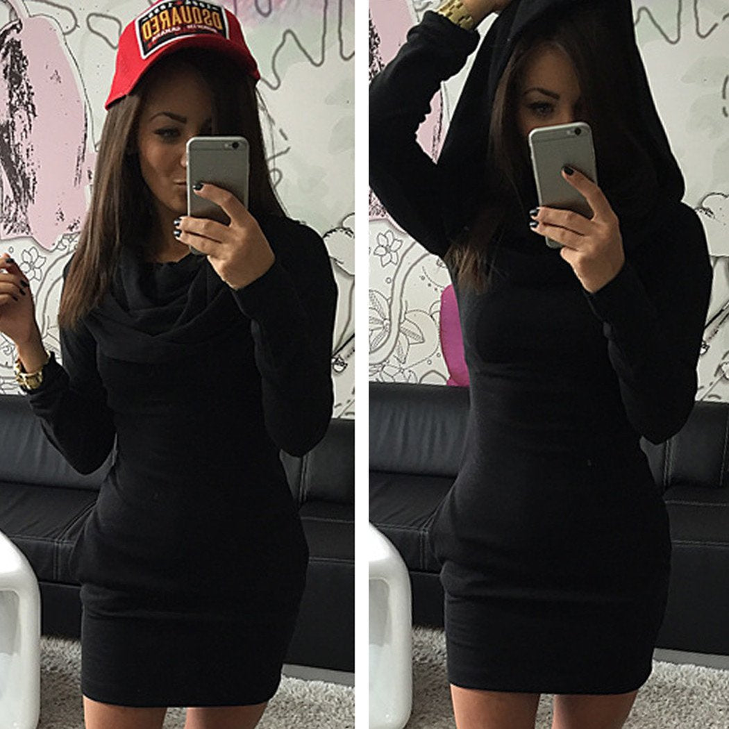 Long Sleeves Bodycon Hooded Short Sweater Activewear - MeetYoursFashion - 6