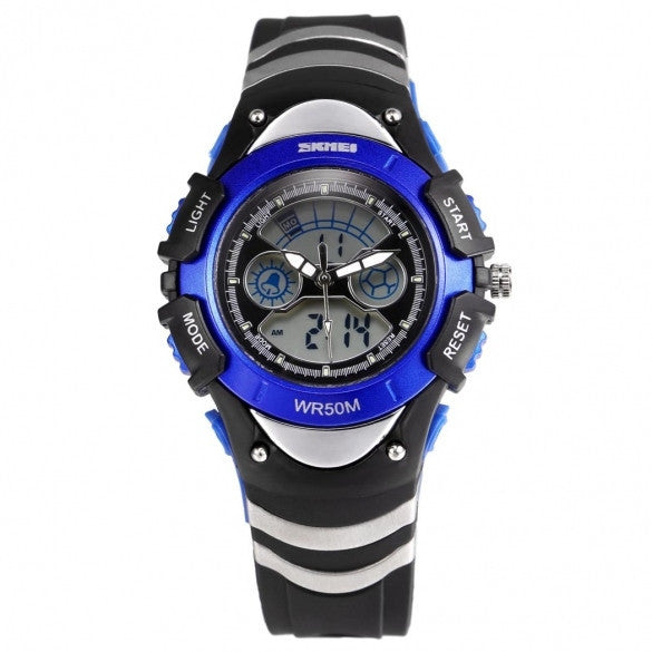 Fashion Multifunctional Watch LED Digital Dial Quartz Wristwatch Student Sport Watch