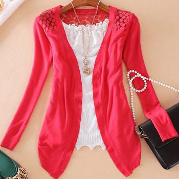 Candy Color Hollow Thin Knitting Blouse - Meet Yours Fashion - 8