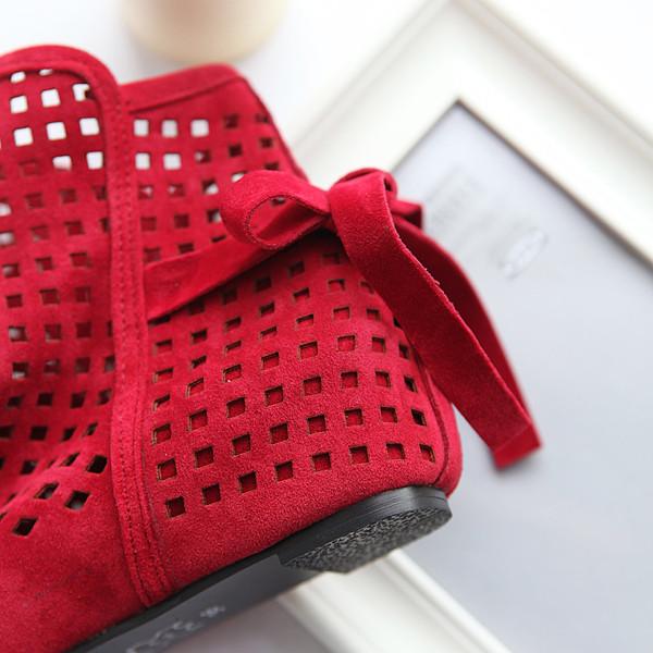 Korean Mesh Increased High Sandals Shoes