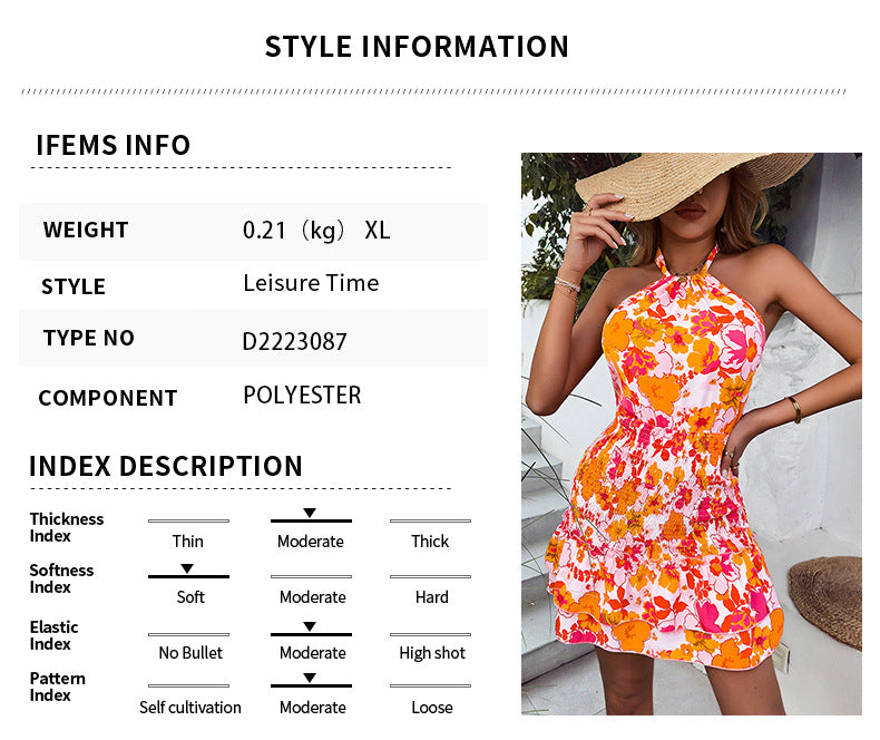 Bohemian Beachy Resort Style Summer Dress