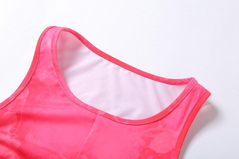 Fashion Print Tank Top High Waist Bodycon Two Pieces Set