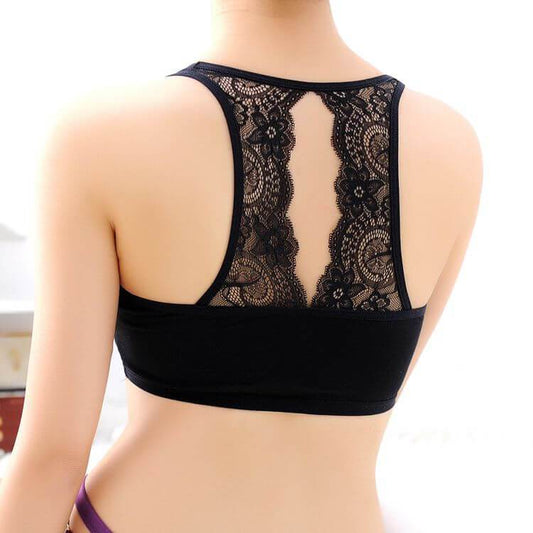 Summer Safety Lace Bra Backless Underwear Tank Tops