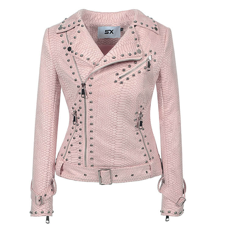 Rivet Studded Moto Jacket