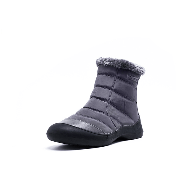 Winter Low Heel Round Toe Ankle Boots 