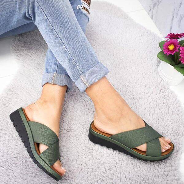 Slides Heel Open Toe Sandals