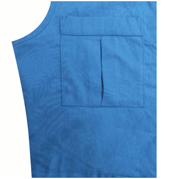 Chiffon V Neck Solid Color Sleeveless Pockets Jumpsuit