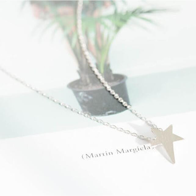 Beautiful Stars Pentagram Clavicle Short Necklace
